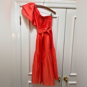 (Never worn) 1-shoulder Current Air Los Angeles dress (XS)